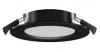 ALCOR 10W SHALLOW RECESSED DOWNLIGHT BLACK IP54